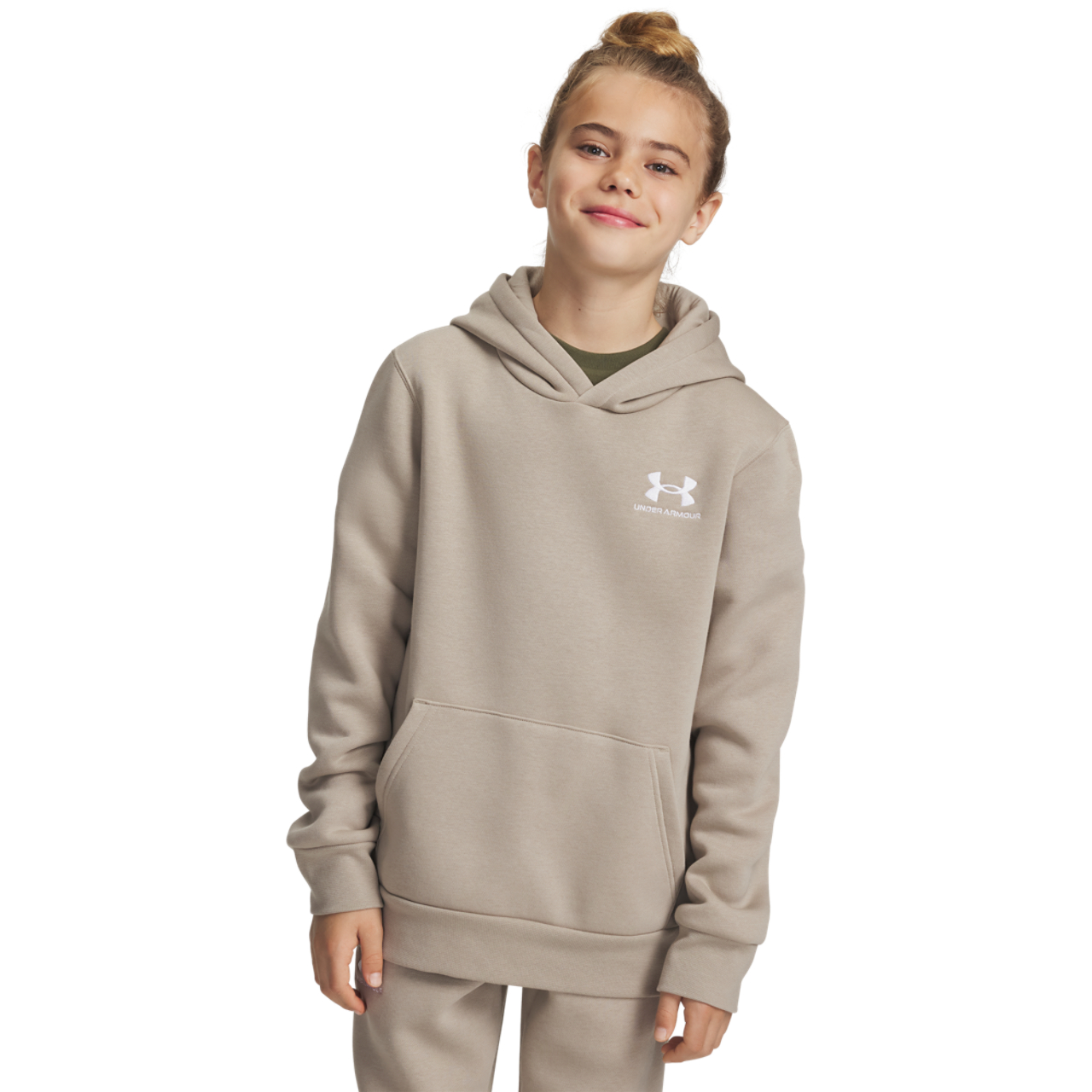 Under Armour Essential Fleece Hoodie Image 1 of 3. Tap to open photo gallery.