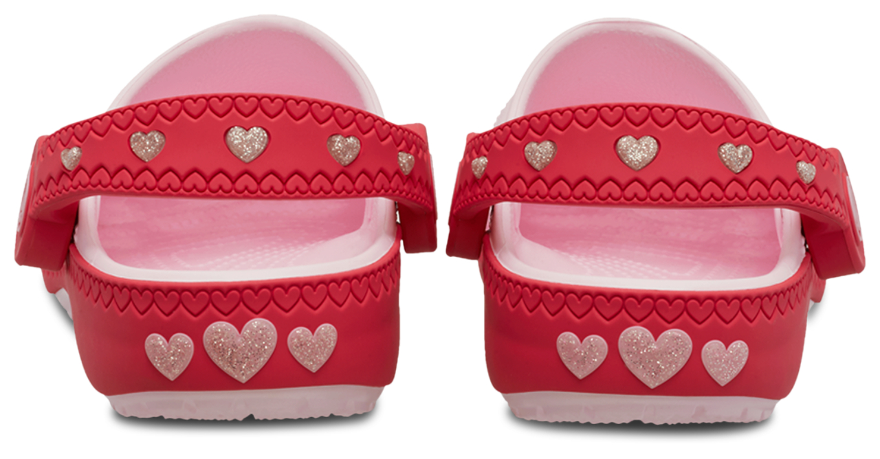 Crocs Vday Clogs With Heart Back Strap Image 3 of 7. Tap to open photo gallery.