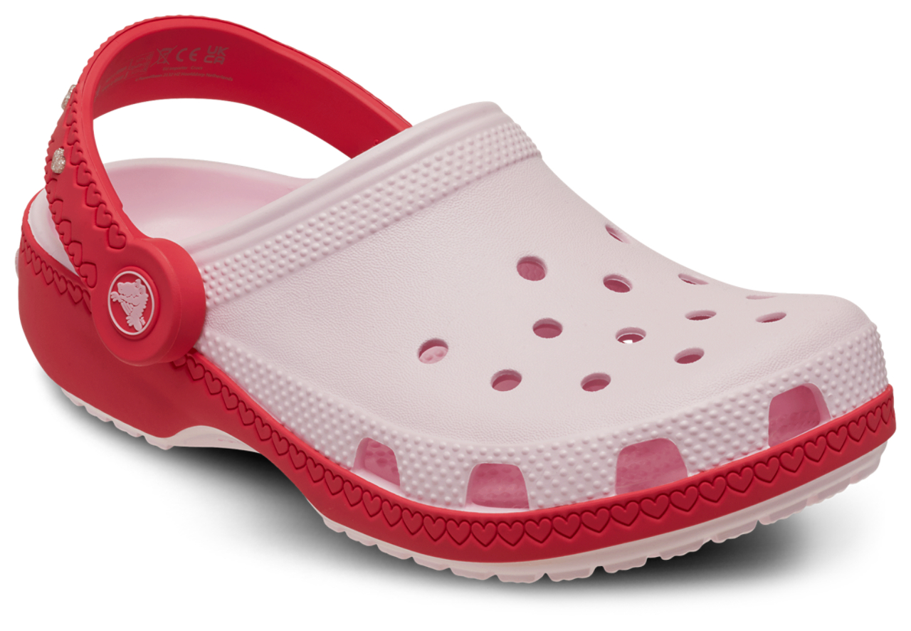 Crocs Vday Clogs With Heart Back Strap Image 4 of 7. Tap to open photo gallery.