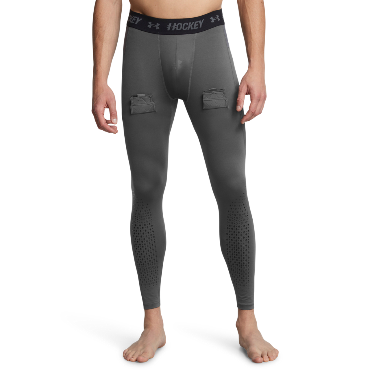 Under Armour Hockey Compression Leggings Image 1 of 2. Tap to open photo gallery.