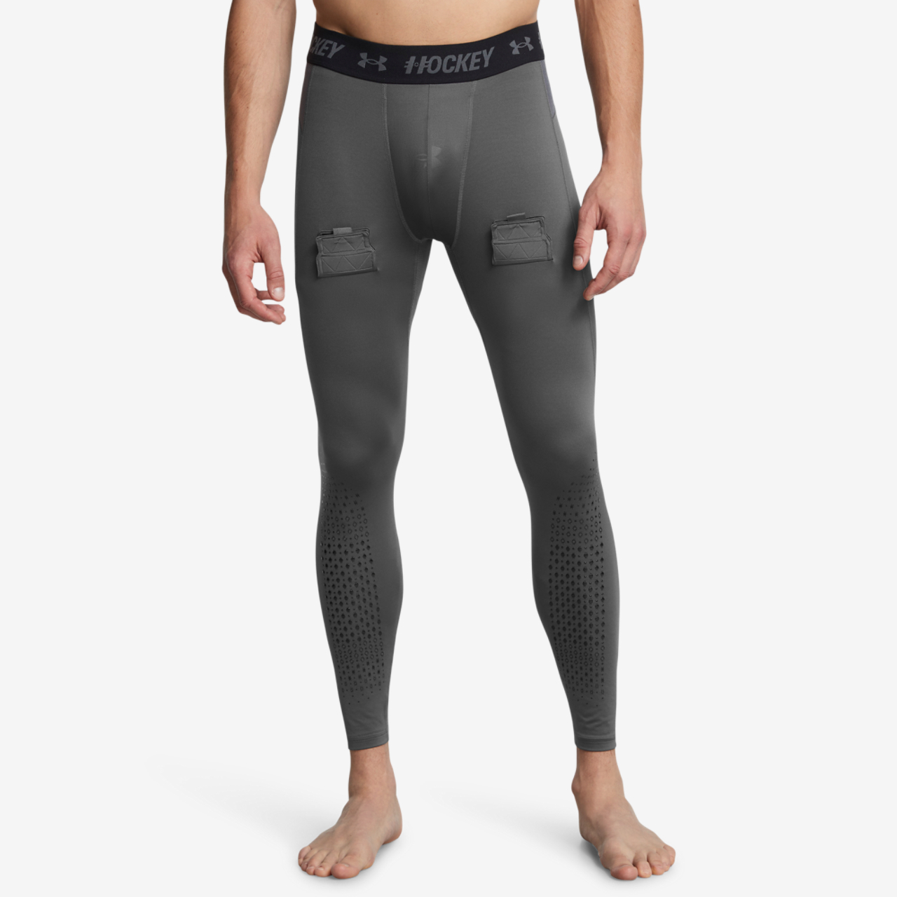Under Armour Hockey Compression Leggings Image 1 of 2. Tap to open photo gallery.