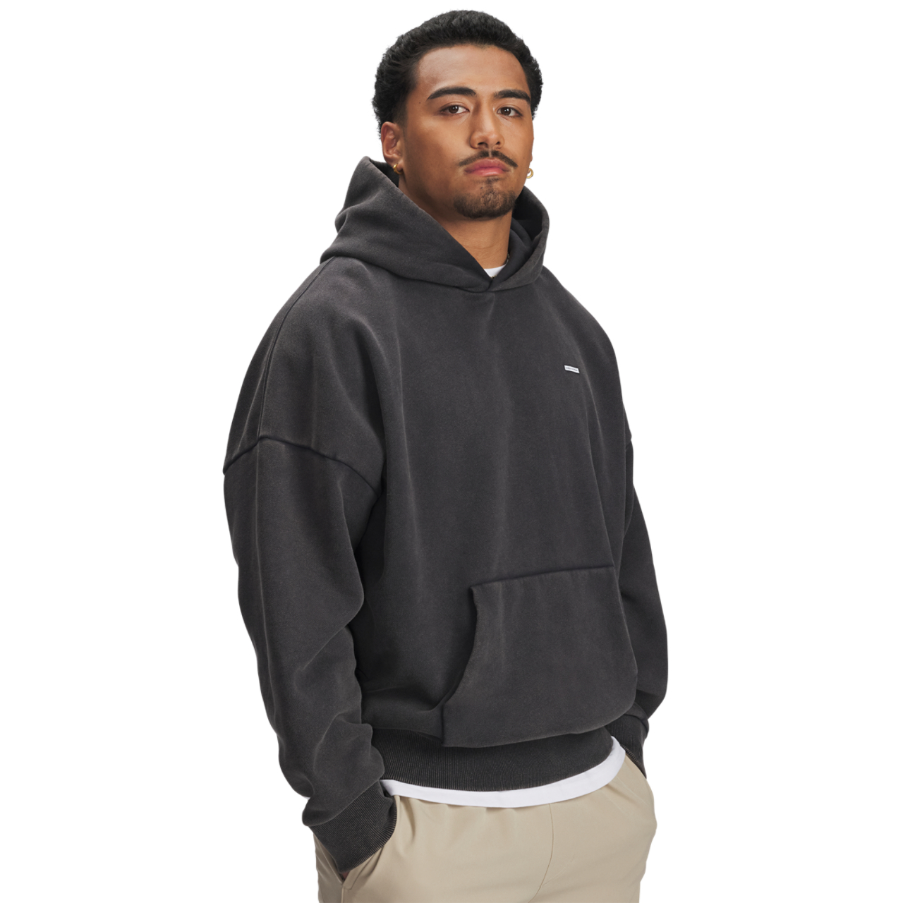 Under Armour Icon Heavyweight Fleece Wash Oversized Hoodie Image 1 of 2. Tap to open photo gallery.
