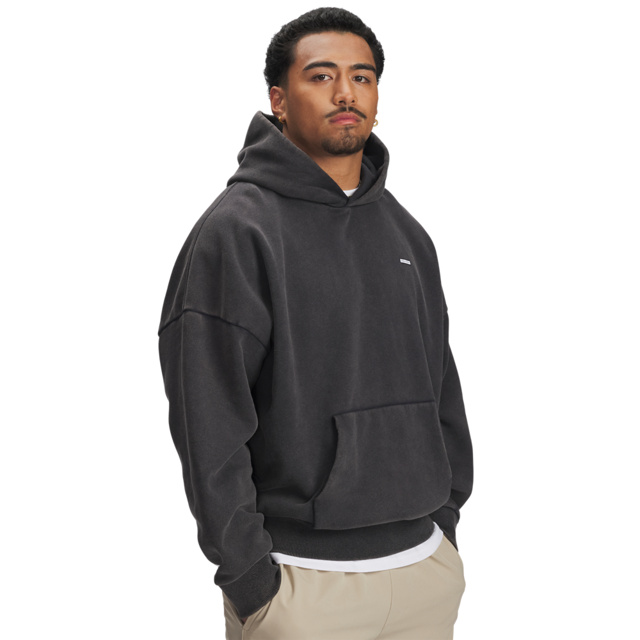 Under Armour Icon Heavyweight Fleece Wash Oversized Hoodie Image 1 of 2. Tap to open photo gallery.