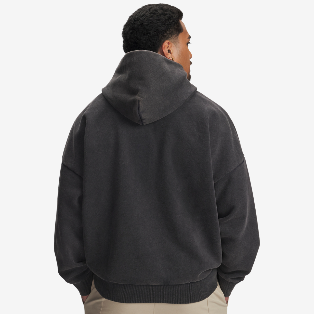 Under Armour Icon Heavyweight Fleece Wash Oversized Hoodie Image 2 of 2. Tap to open photo gallery.