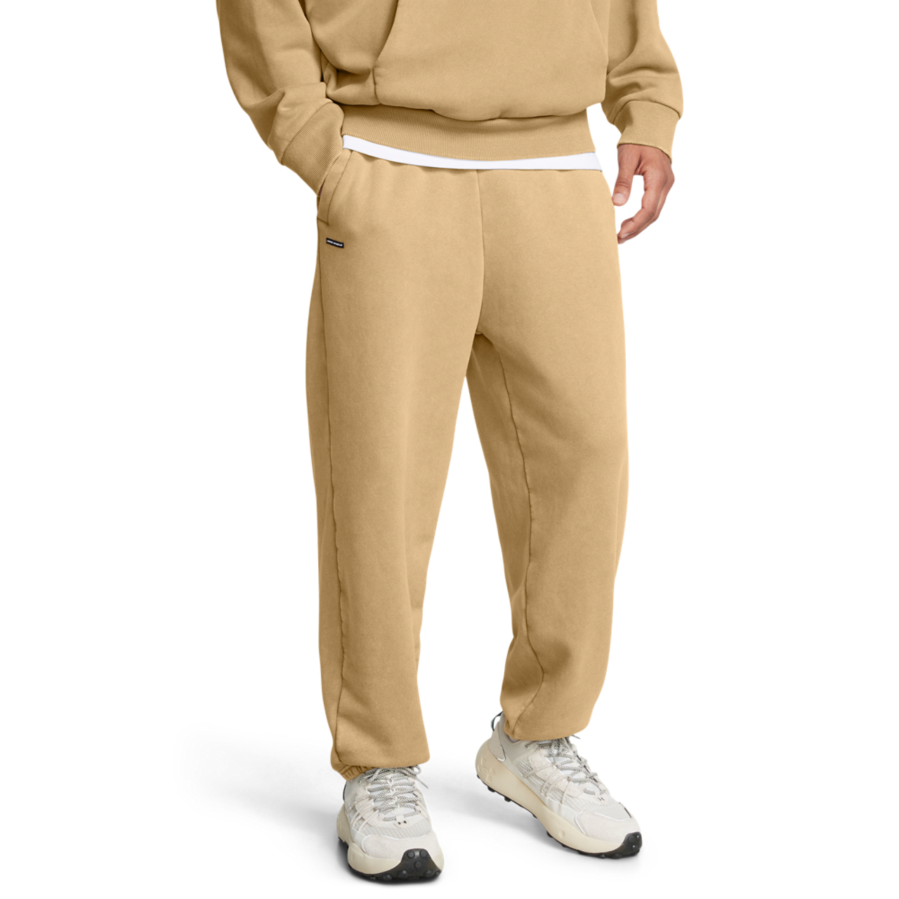 Under Armour Icon Hwt Fleece Wash Os Pants Image 3 of 3. Tap to open photo gallery.