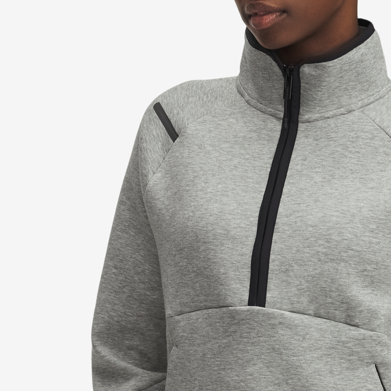 Under Armour Unstoppable Fleece Half-Zip Image 3 of 3. Tap to open photo gallery.