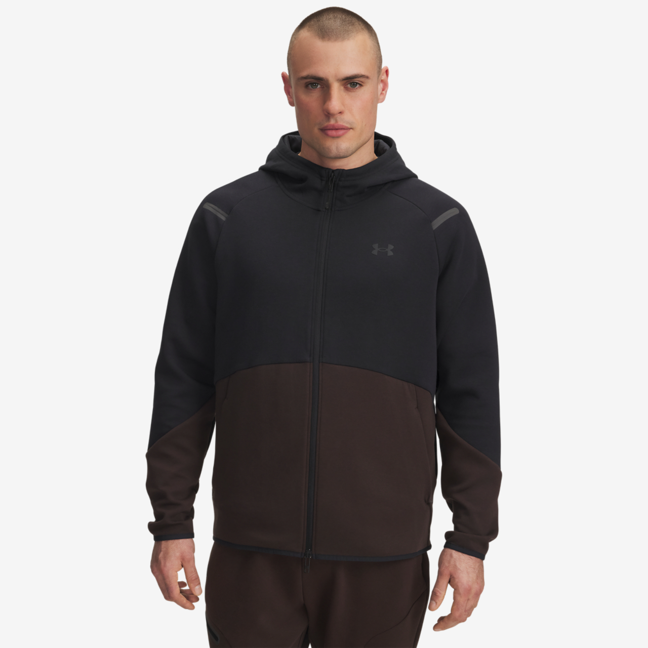 Under Armour Unstoppable Fleece Full-Zip Hoodie Image 1 of 3. Tap to open photo gallery.