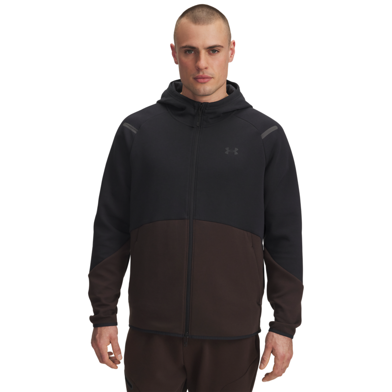 Under Armour Unstoppable Fleece Full-Zip Hoodie Image 1 of 3. Tap to open photo gallery.