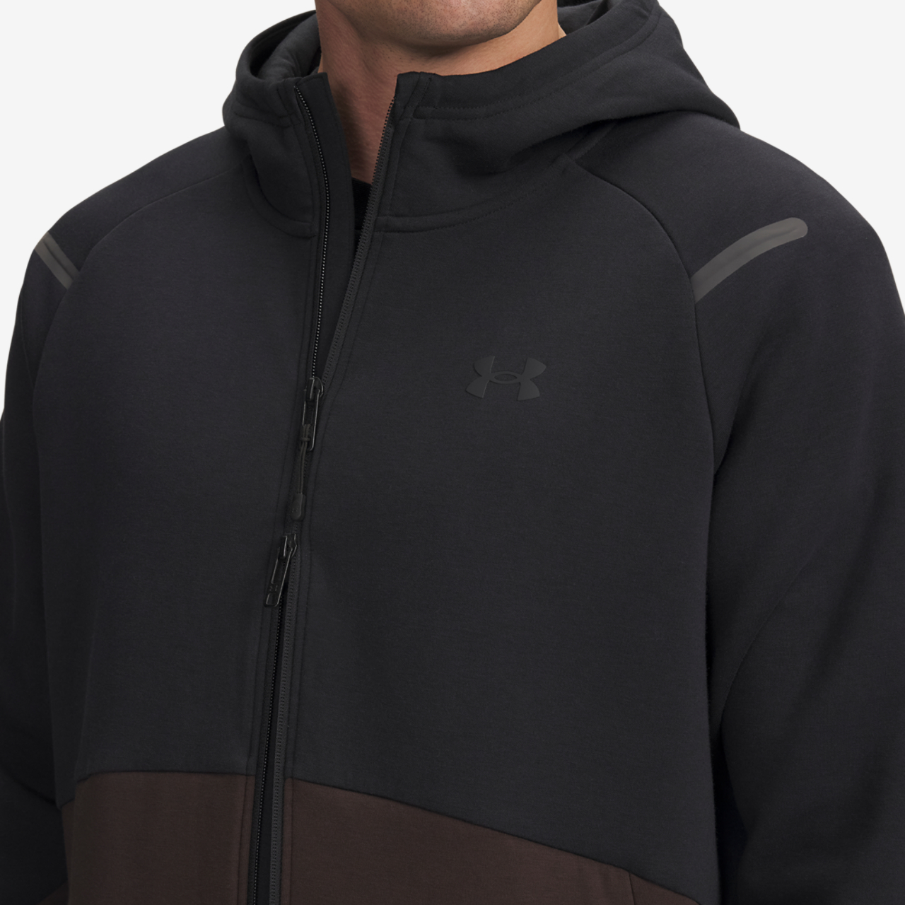 Under Armour Unstoppable Fleece Full-Zip Hoodie Image 3 of 3. Tap to open photo gallery.