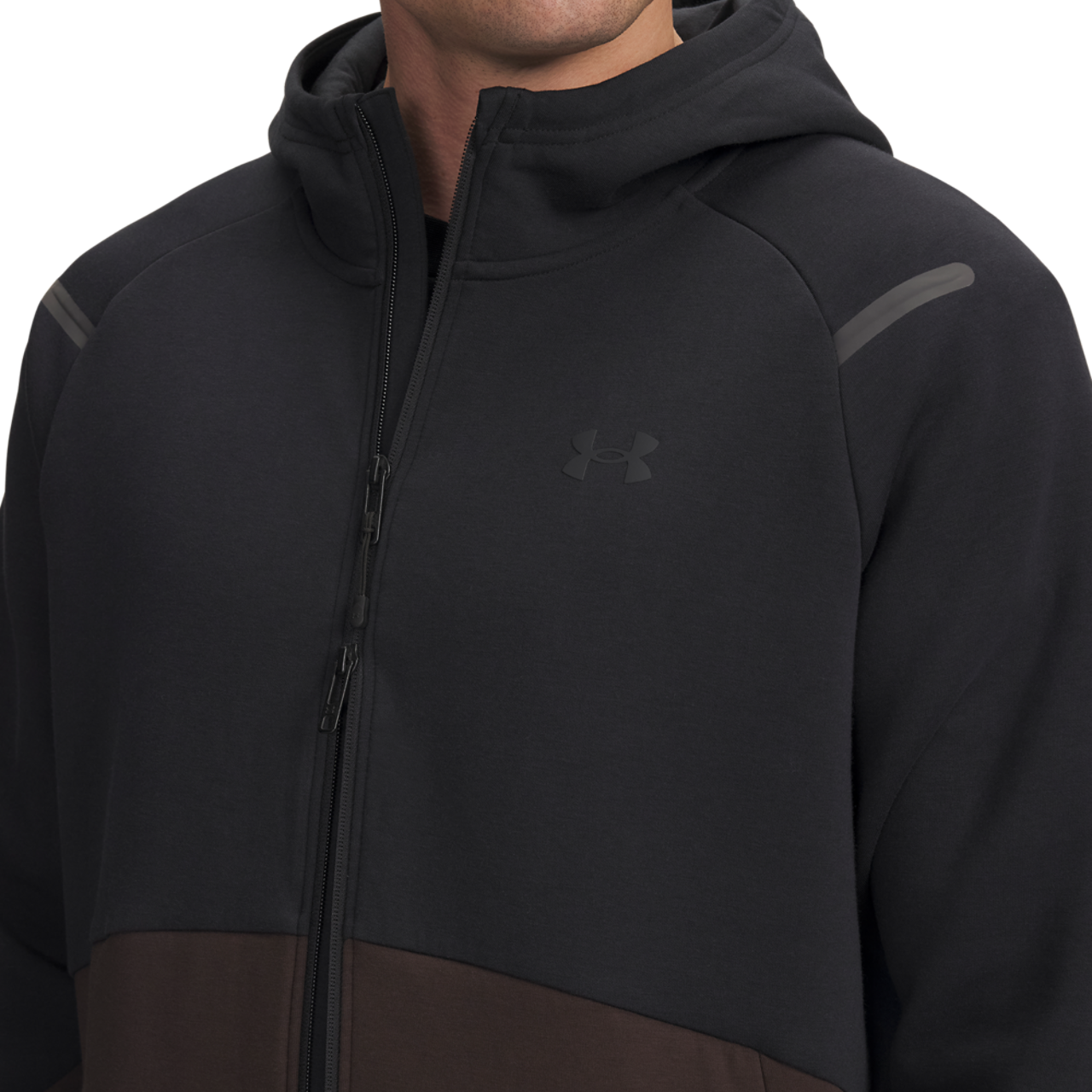 Under Armour Unstoppable Fleece Full-Zip Hoodie Image 3 of 3. Tap to open photo gallery.