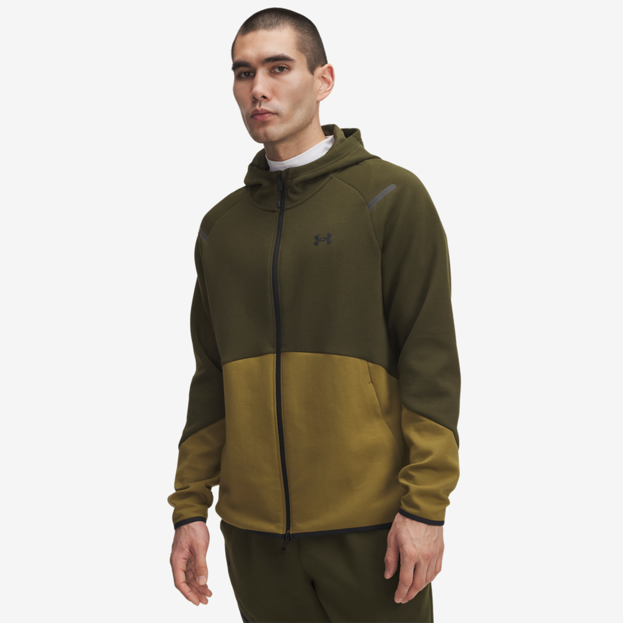 Under Armour Unstoppable Fleece Full-Zip Hoodie Image 1 of 3. Tap to open photo gallery.