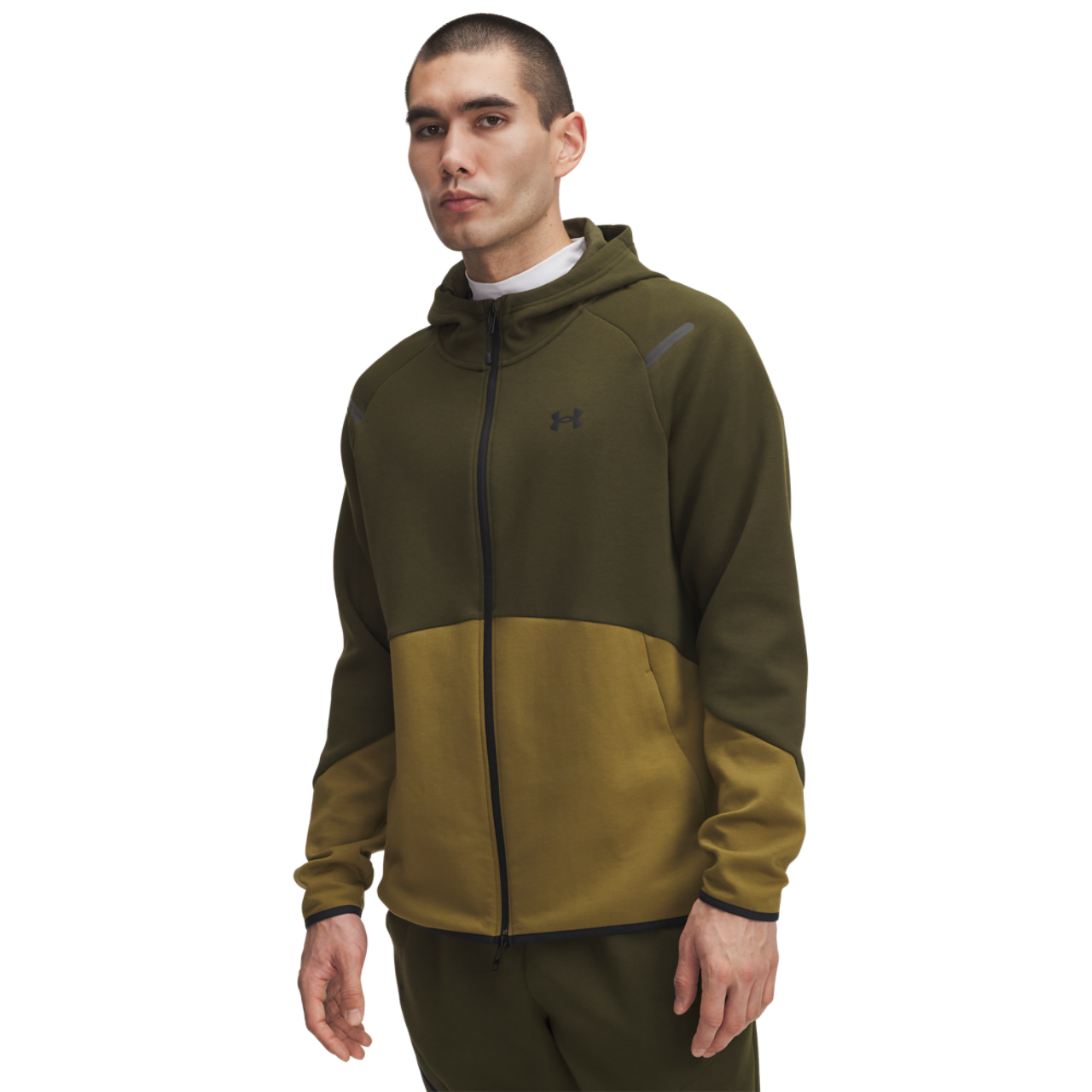 Under Armour Unstoppable Fleece Full-Zip Hoodie Image 1 of 3. Tap to open photo gallery.