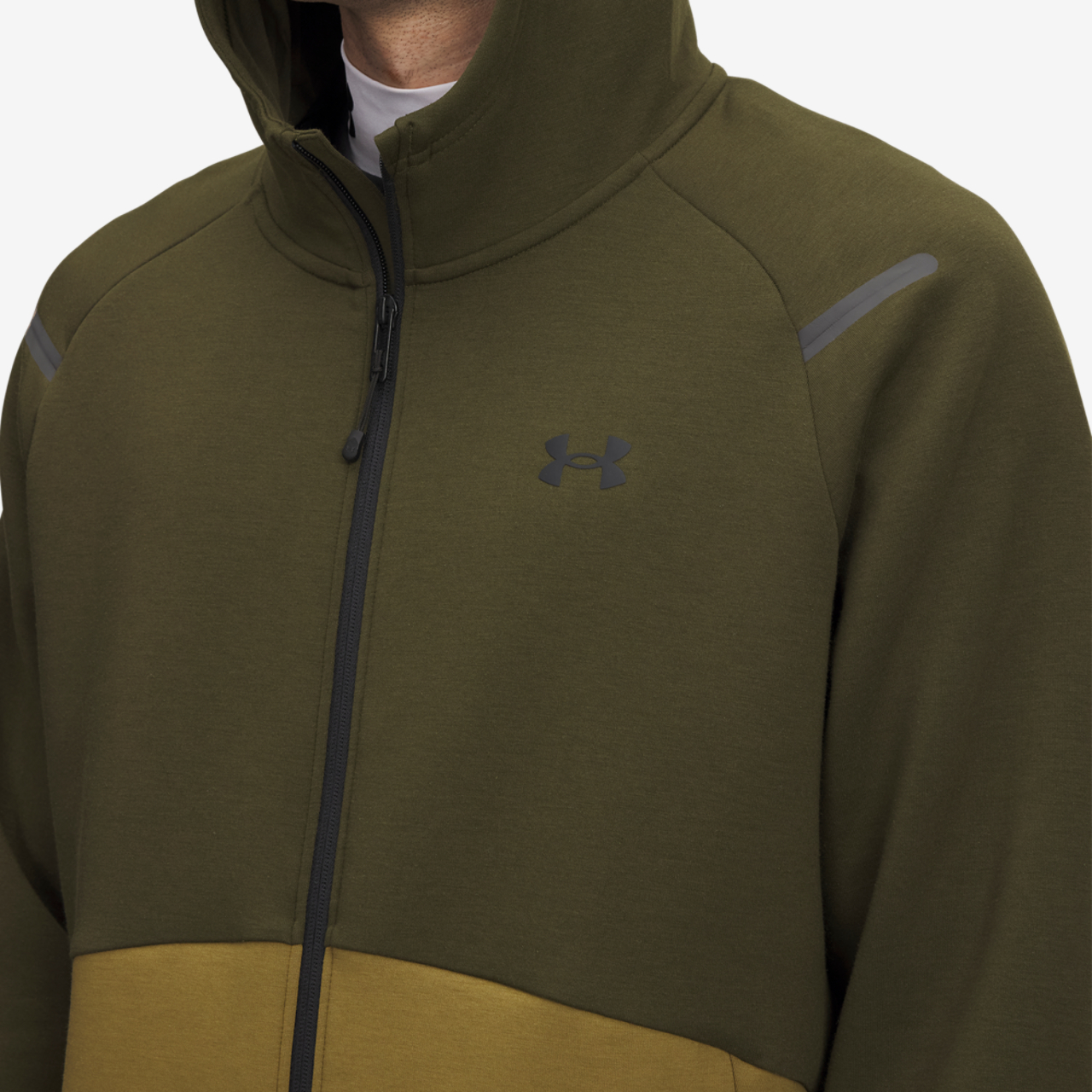 Under Armour Unstoppable Fleece Full-Zip Hoodie Image 3 of 3. Tap to open photo gallery.