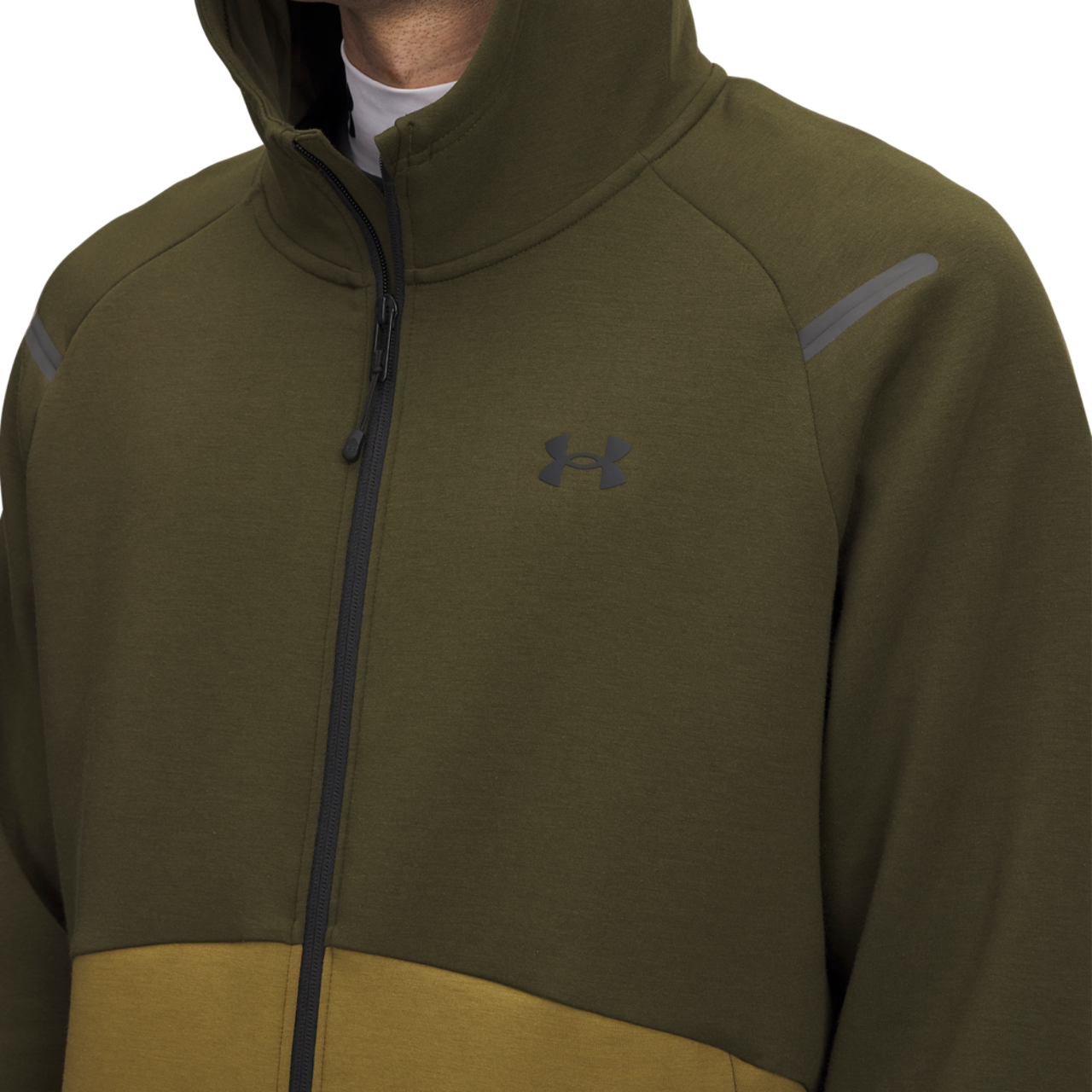 Under Armour Unstoppable Fleece Full-Zip Hoodie Image 3 of 3. Tap to open photo gallery.