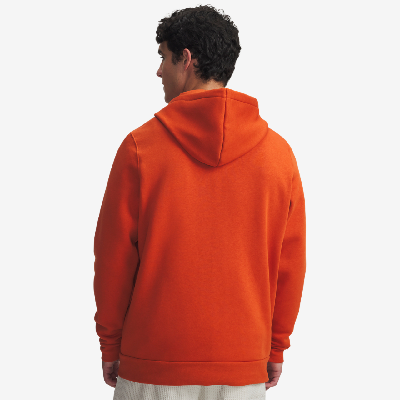Under Armour Essential Fleece Full-Zip Hoodie Image 2 of 3. Tap to open photo gallery.