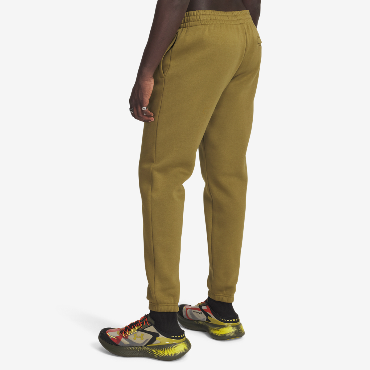 Under Armour Essential Fleece Joggers Image 2 of 3. Tap to open photo gallery.