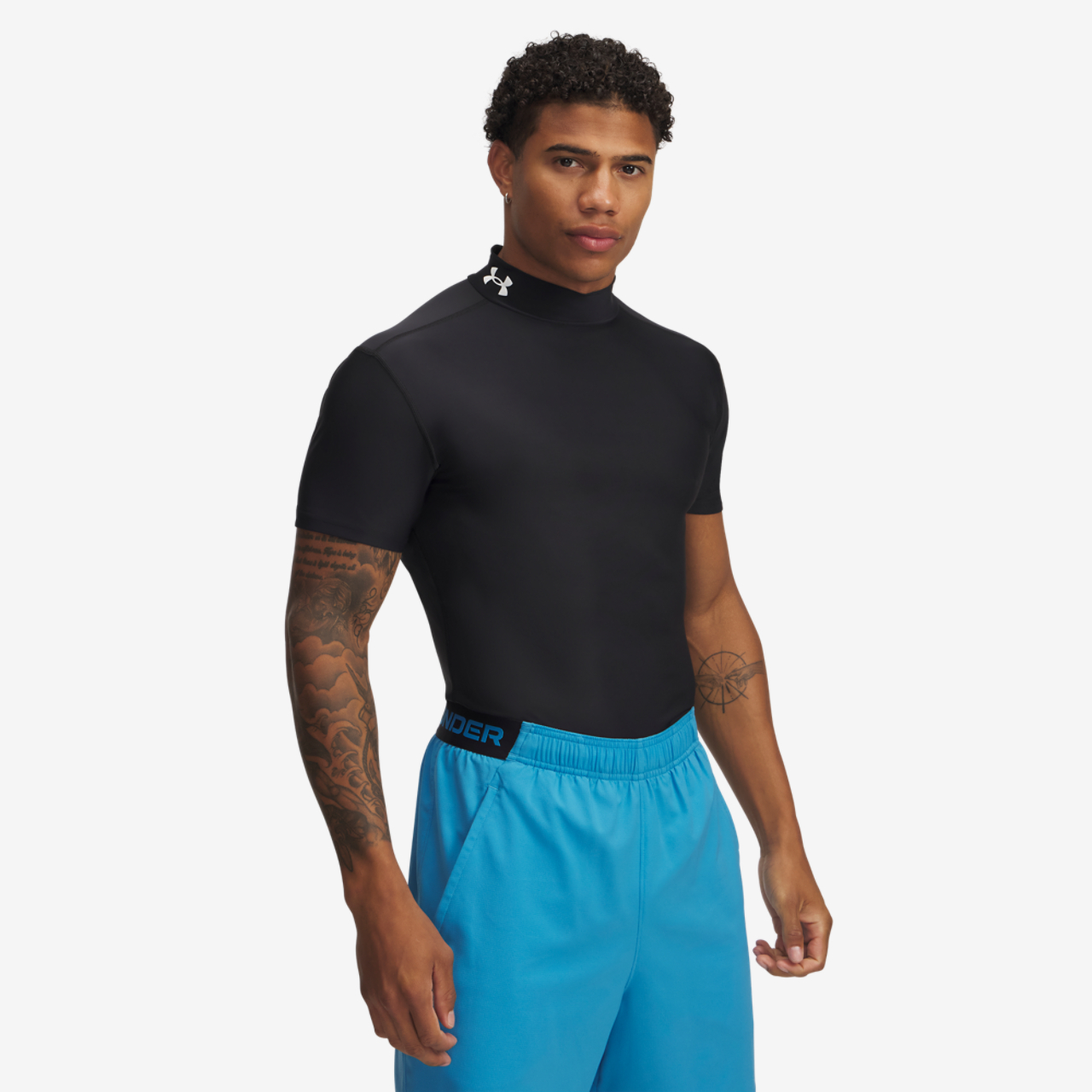 Under Armour Heatgear Og Compression Mock Image 1 of 2. Tap to open photo gallery.