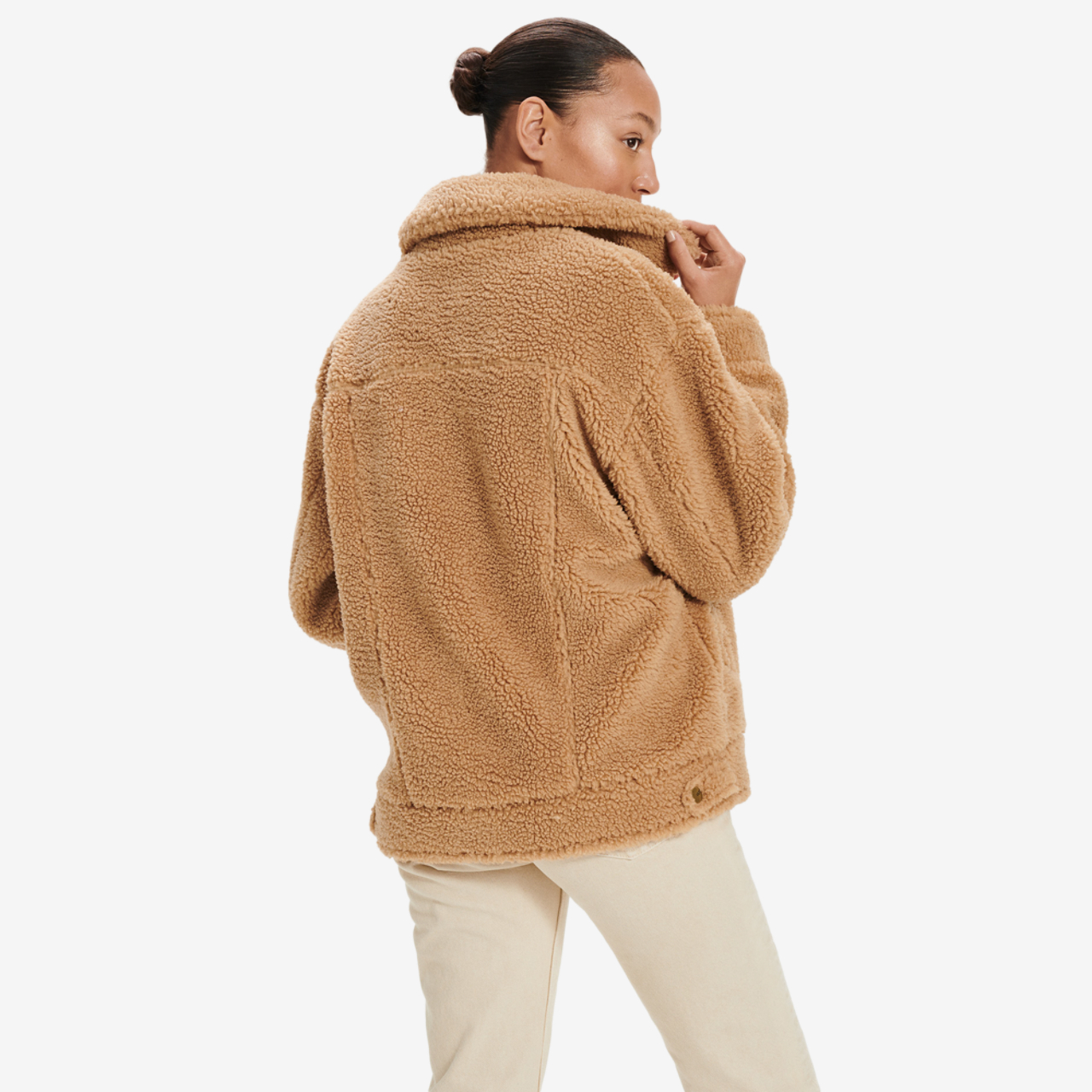 UGG Frankie Sherpa Trucker Jacket Image 2 of 4. Tap to open photo gallery.