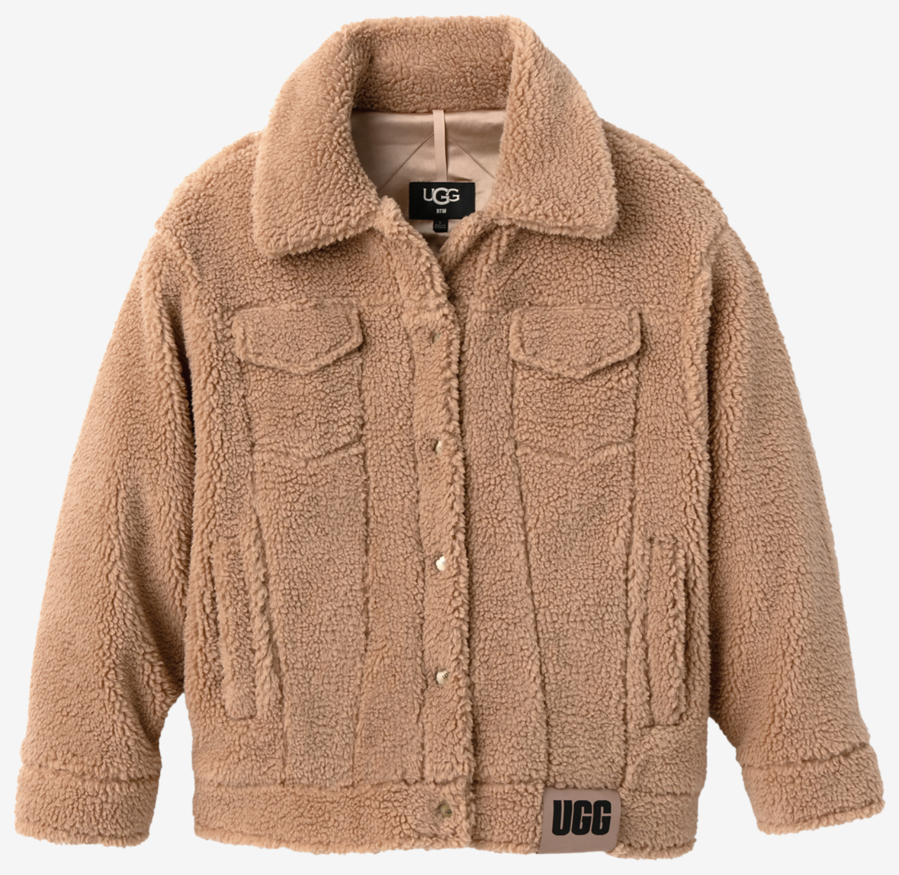 UGG Frankie Sherpa Trucker Jacket Image 3 of 4. Tap to open photo gallery.