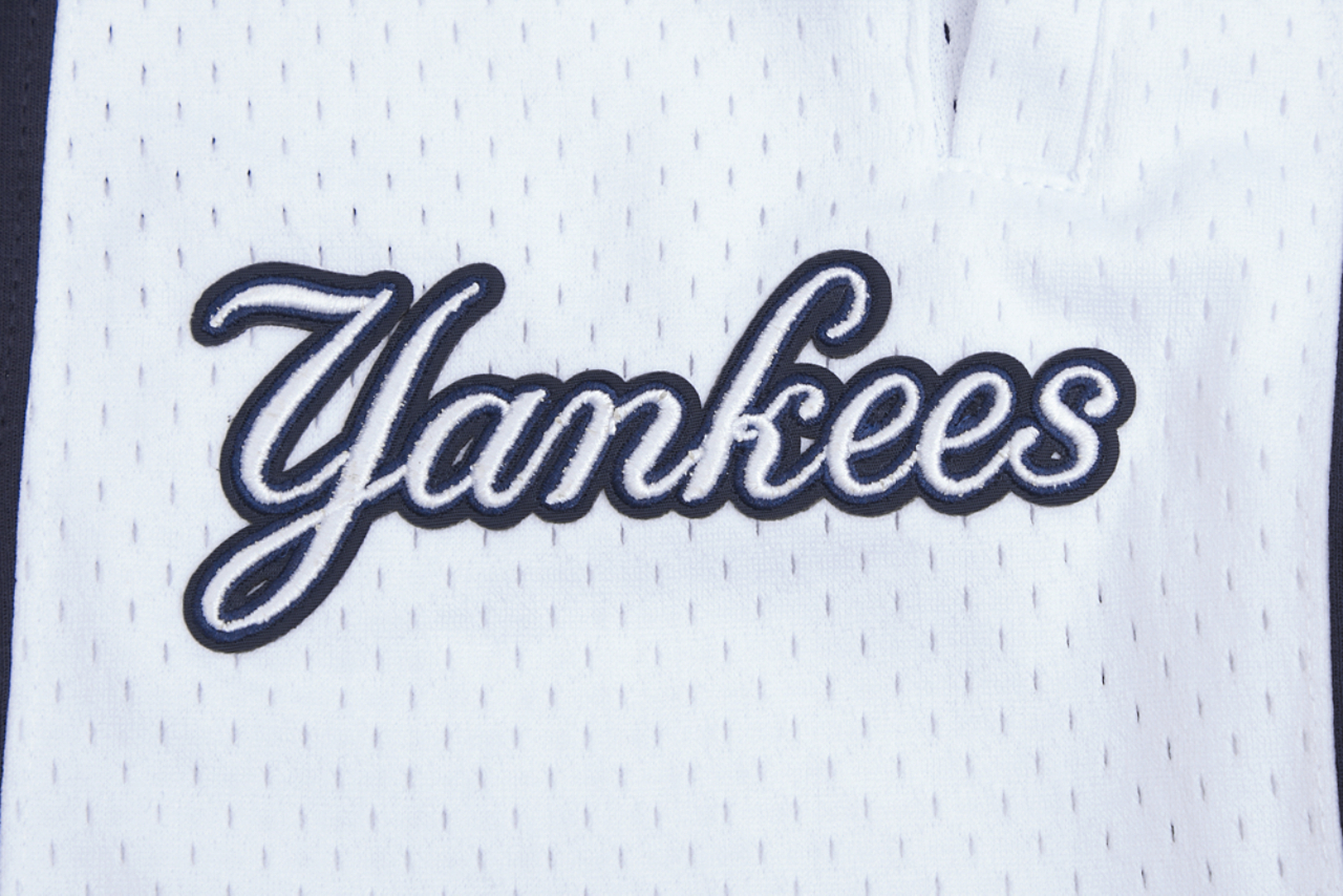 Pro Standard Yankees Script Tail DK 2.0 Shorts Image 7 of 11. Tap to open photo gallery.