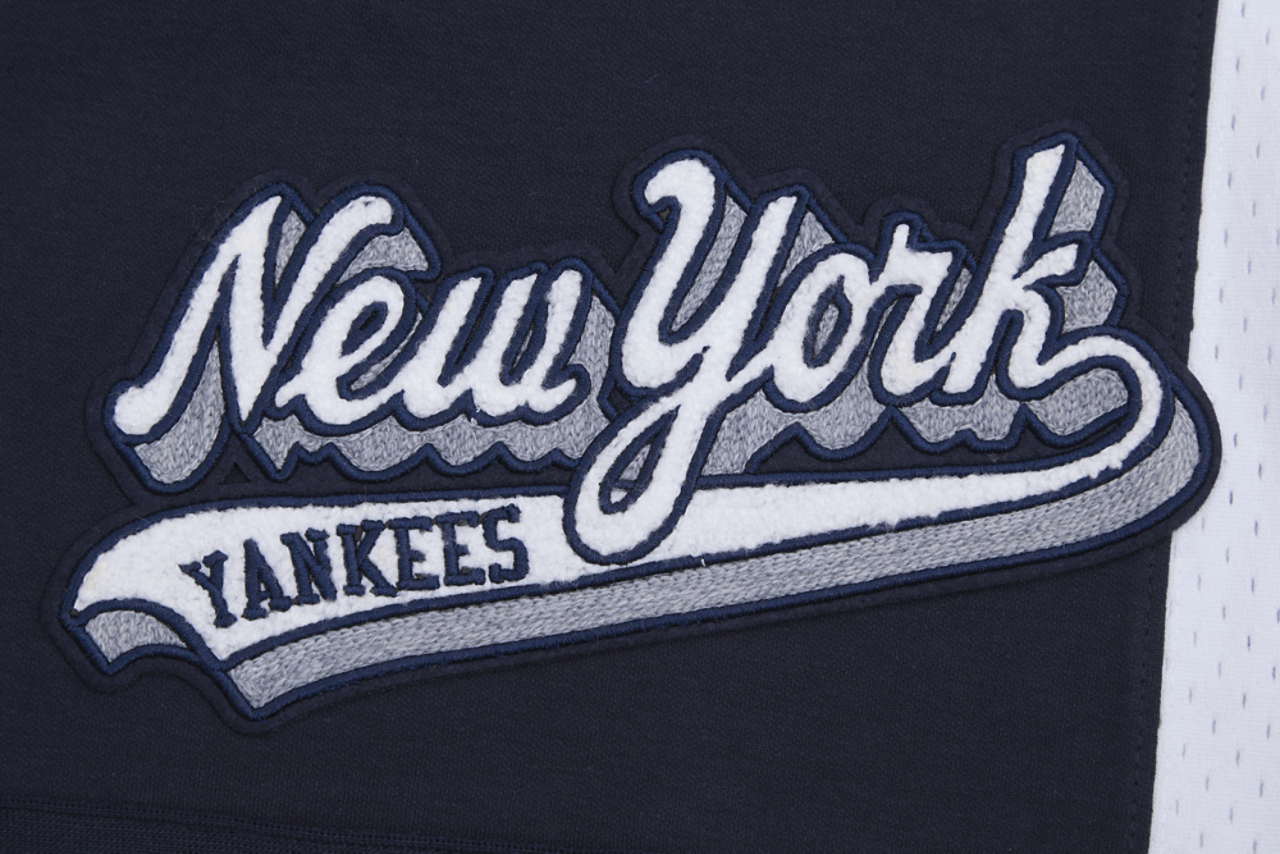 Pro Standard Yankees Script Tail DK 2.0 Shorts Image 9 of 11. Tap to open photo gallery.