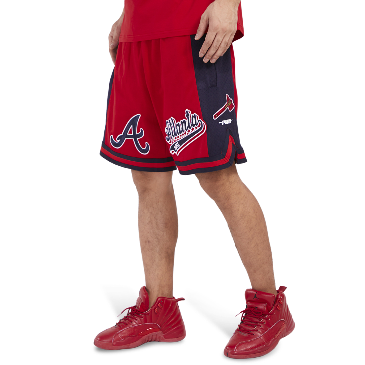 Pro Standard BRAVES SCRIPT TAIL DK 2.0 SHORT Image 3 of 4. Tap to open photo gallery.