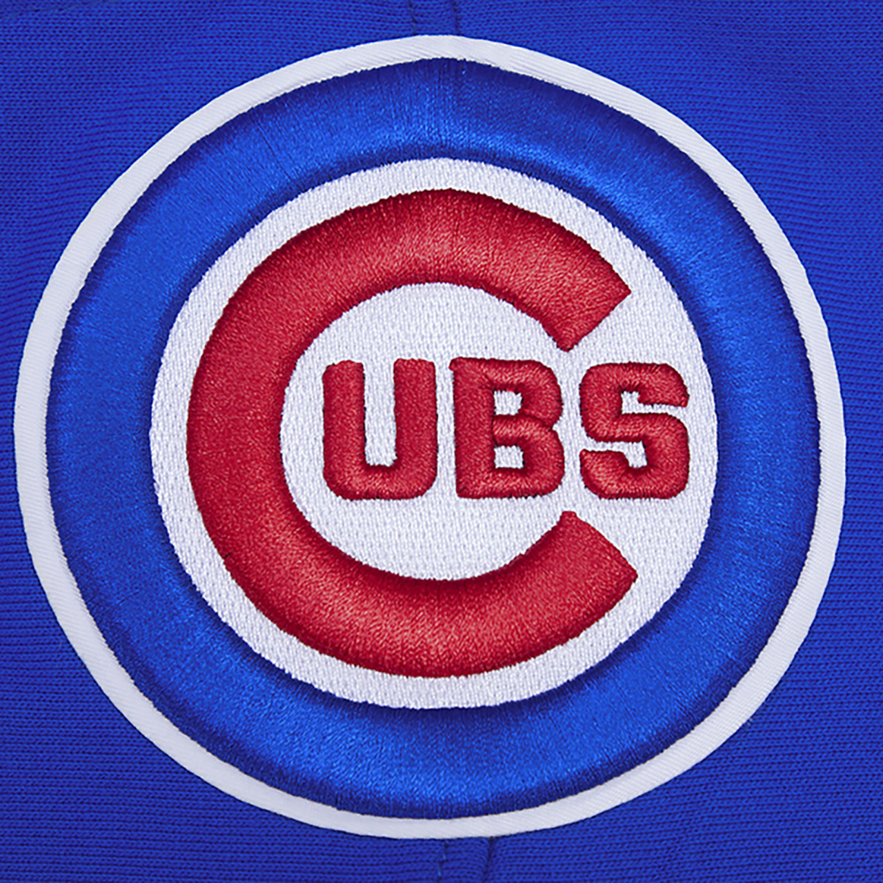 Pro Standard CUBS SCRIPT TAIL RIB FLC PO HOODIE Image 5 of 8. Tap to open photo gallery.