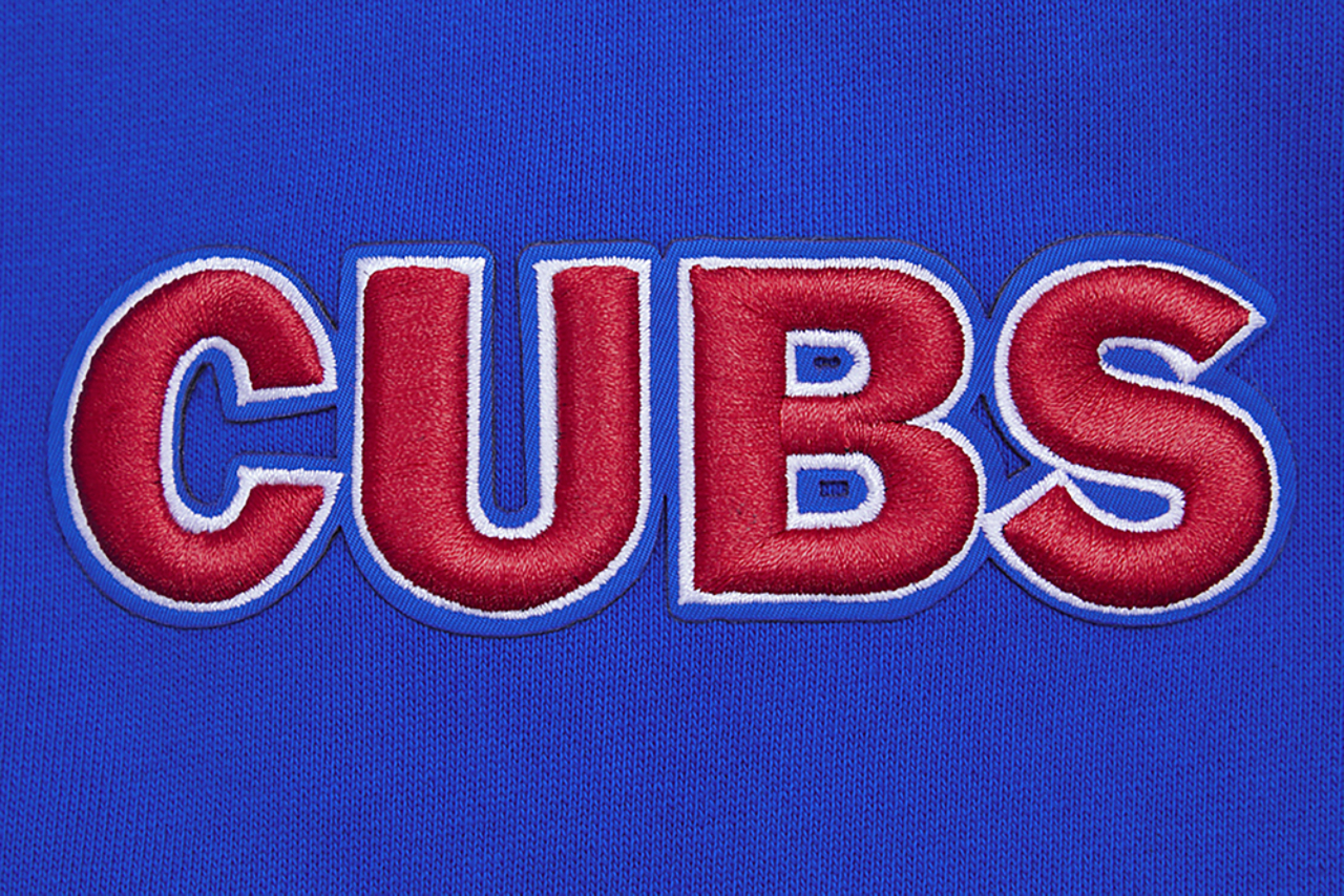 Pro Standard CUBS SCRIPT TAIL RIB FLC PO HOODIE Image 8 of 8. Tap to open photo gallery.