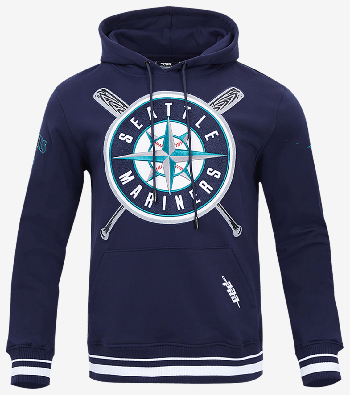 Pro Standard MARINERS MASH UP RIB FLC PO HOODIE Image 1 of 8. Tap to open photo gallery.