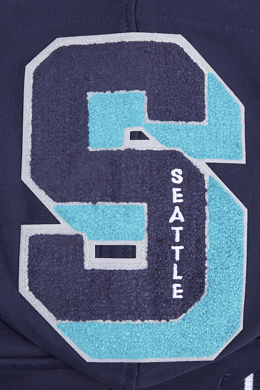 Pro Standard MARINERS MASH UP RIB FLC PO HOODIE Image 8 of 8. Tap to open photo gallery.