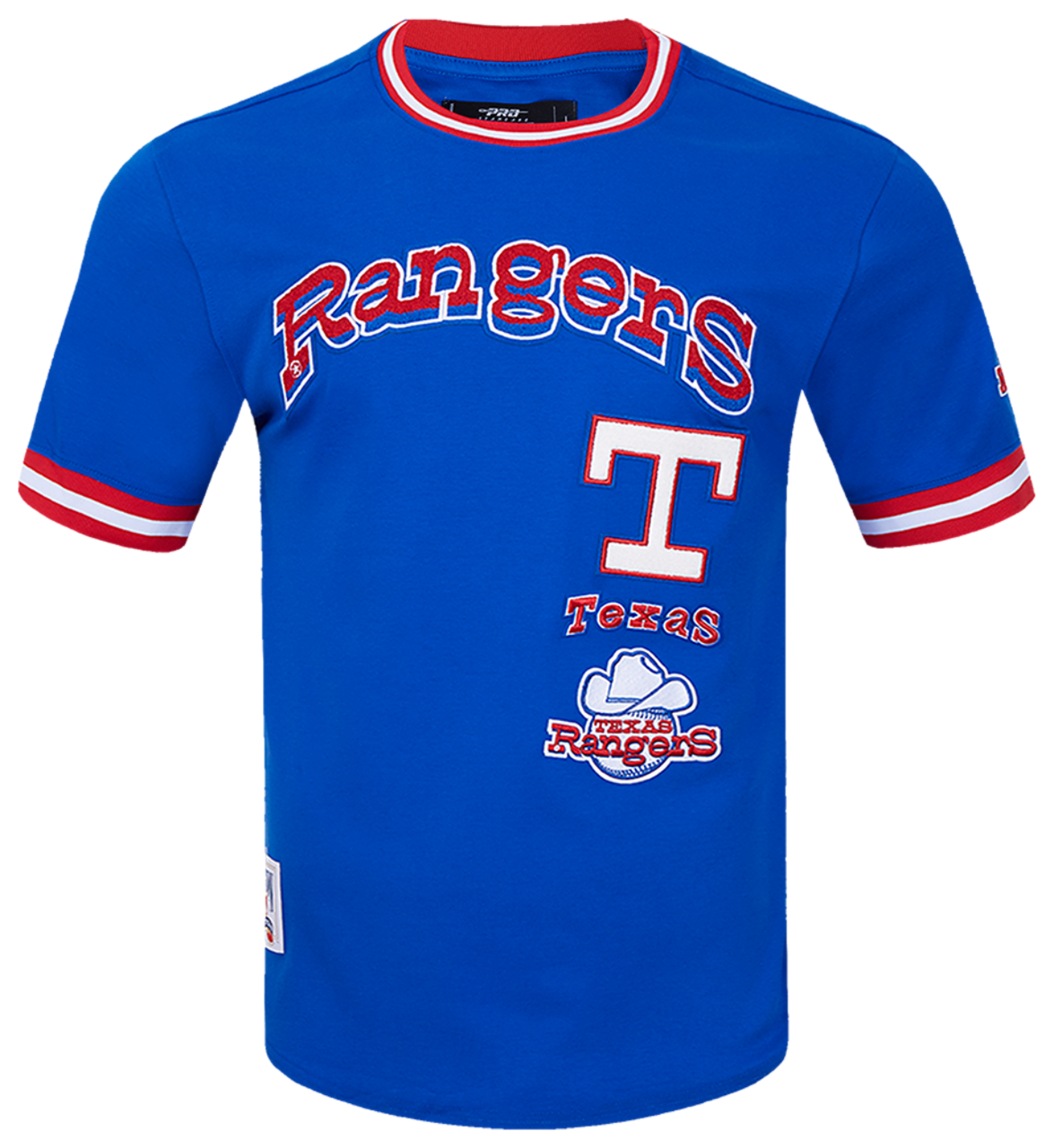 Pro Standard RANGERS RETRO CLASSIC DK TEE Image 1 of 6. Tap to open photo gallery.