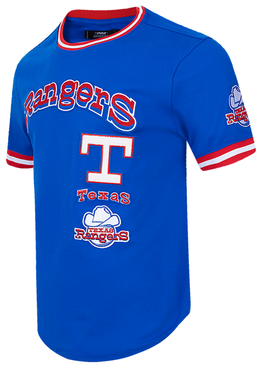 Pro Standard RANGERS RETRO CLASSIC DK TEE Image 3 of 6. Tap to open photo gallery.