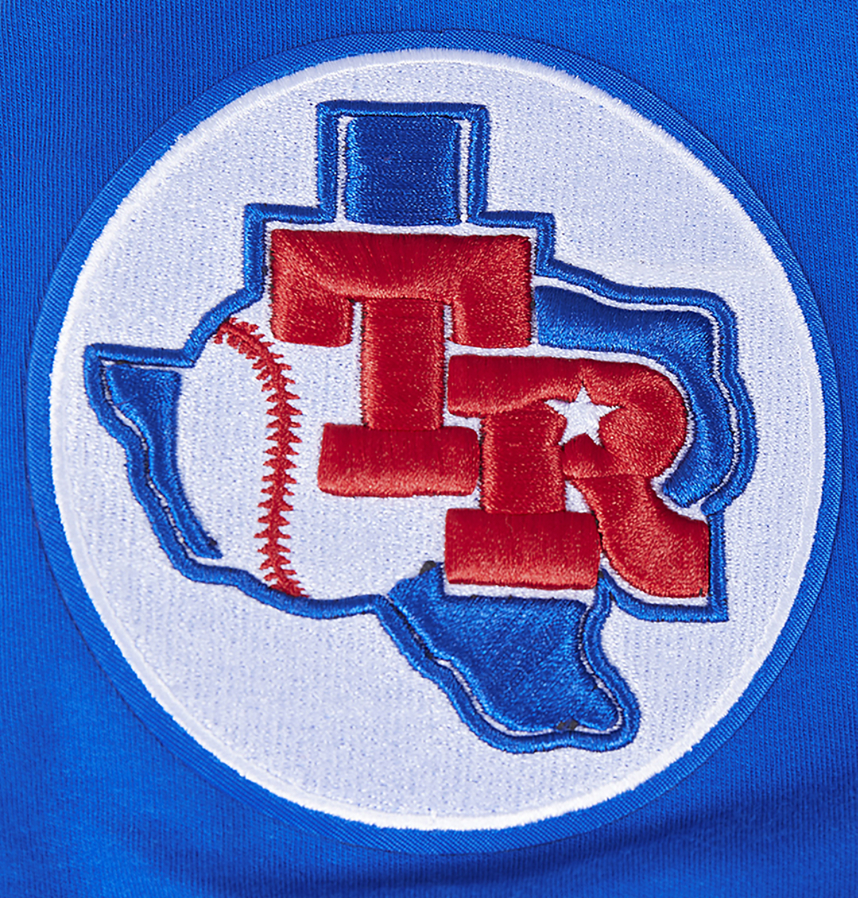 Pro Standard RANGERS RETRO CLASSIC DK TEE Image 6 of 6. Tap to open photo gallery.