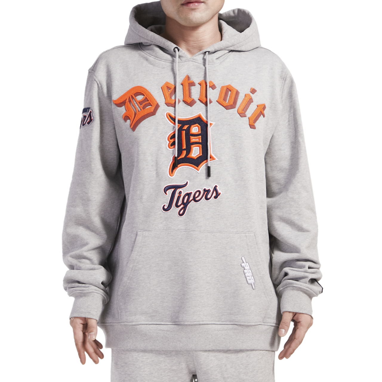 Pro Standard TIGERS OLD ENGLISH FLC PO HOODIE Image 1 of 4. Tap to open photo gallery.