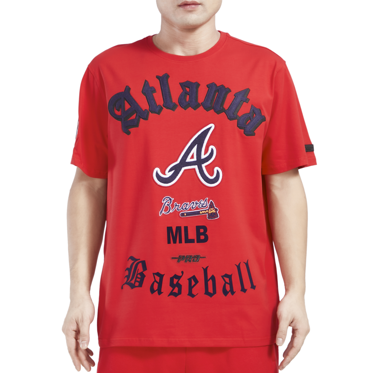 Pro Standard BRAVES OLD ENGLISH SJ TEE Image 1 of 4. Tap to open photo gallery.