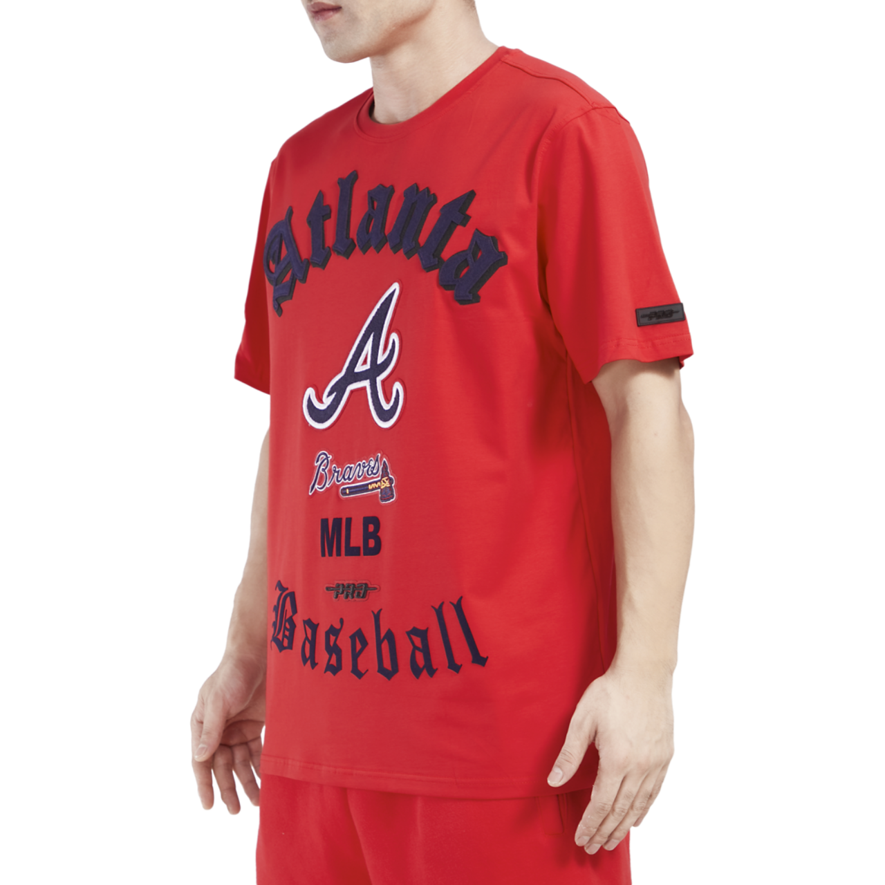 Pro Standard BRAVES OLD ENGLISH SJ TEE Image 3 of 4. Tap to open photo gallery.