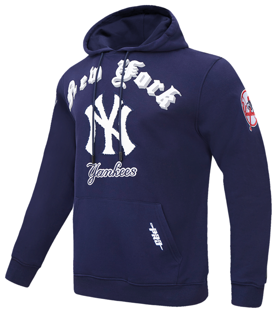 Pro Standard YANKEES OLD ENGLISH FLC PO HOODIE Image 3 of 8. Tap to open photo gallery.
