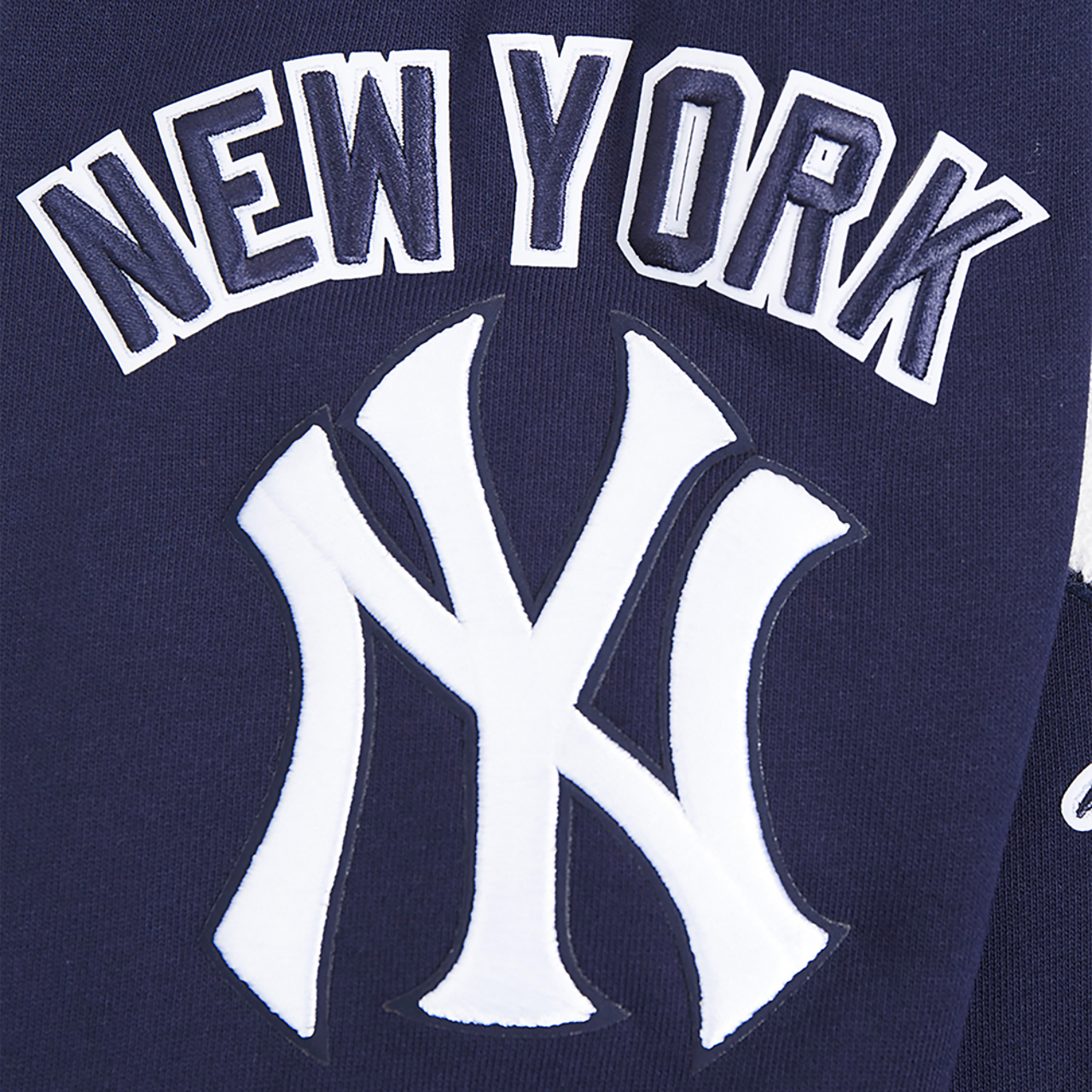 Pro Standard YANKEES OLD ENGLISH FLC PO HOODIE Image 6 of 8. Tap to open photo gallery.