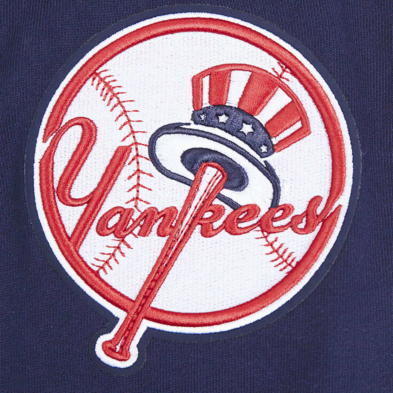 Pro Standard YANKEES OLD ENGLISH FLC PO HOODIE Image 7 of 8. Tap to open photo gallery.