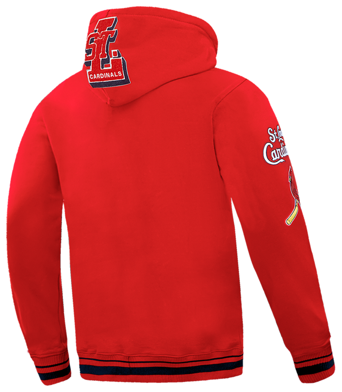 Pro Standard CARDINALS MASH UP M RIB FLC PO HOODIE Image 4 of 8. Tap to open photo gallery.