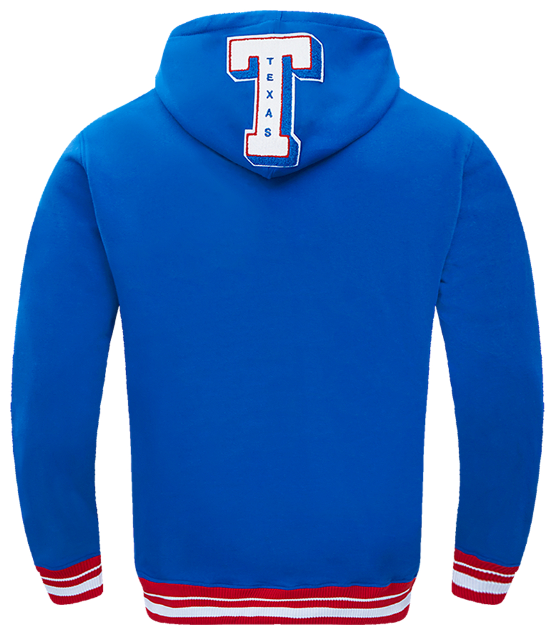 Pro Standard RANGERS MASH UP M RIB FLC PO HOODIE Image 2 of 8. Tap to open photo gallery.