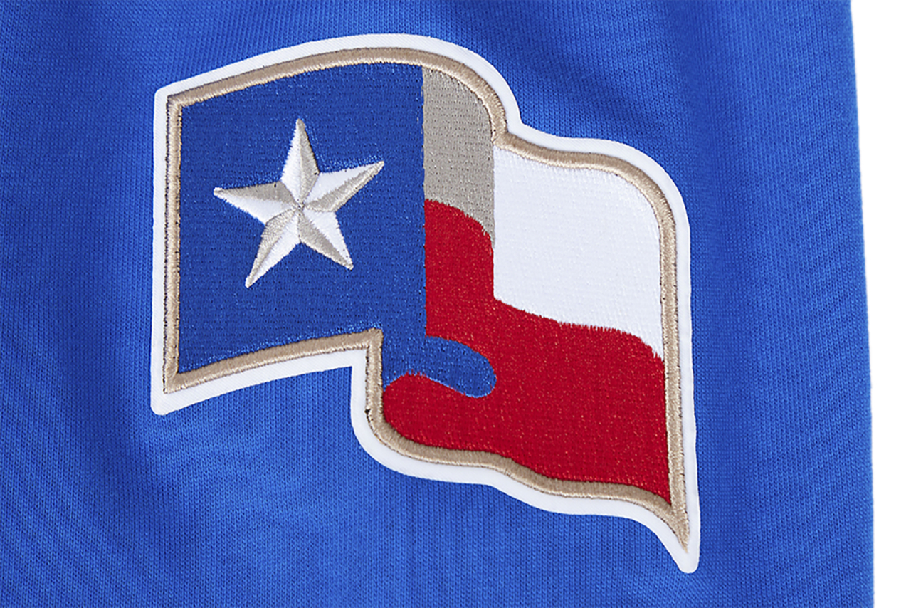 Pro Standard RANGERS MASH UP M RIB FLC PO HOODIE Image 7 of 8. Tap to open photo gallery.