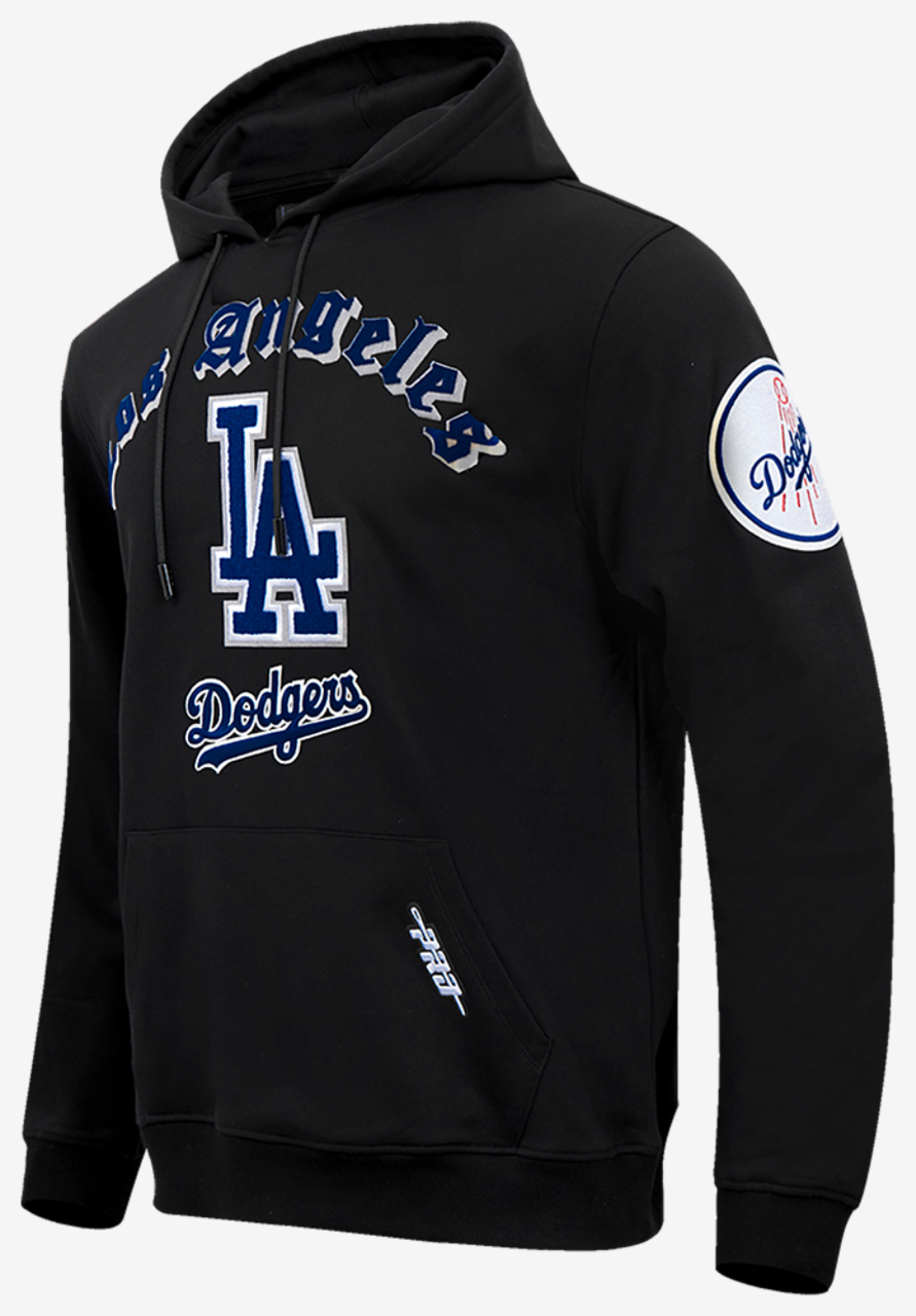 Pro Standard DODGERS OLD ENGLISH FLC PO HOODIE Image 3 of 8. Tap to open photo gallery.