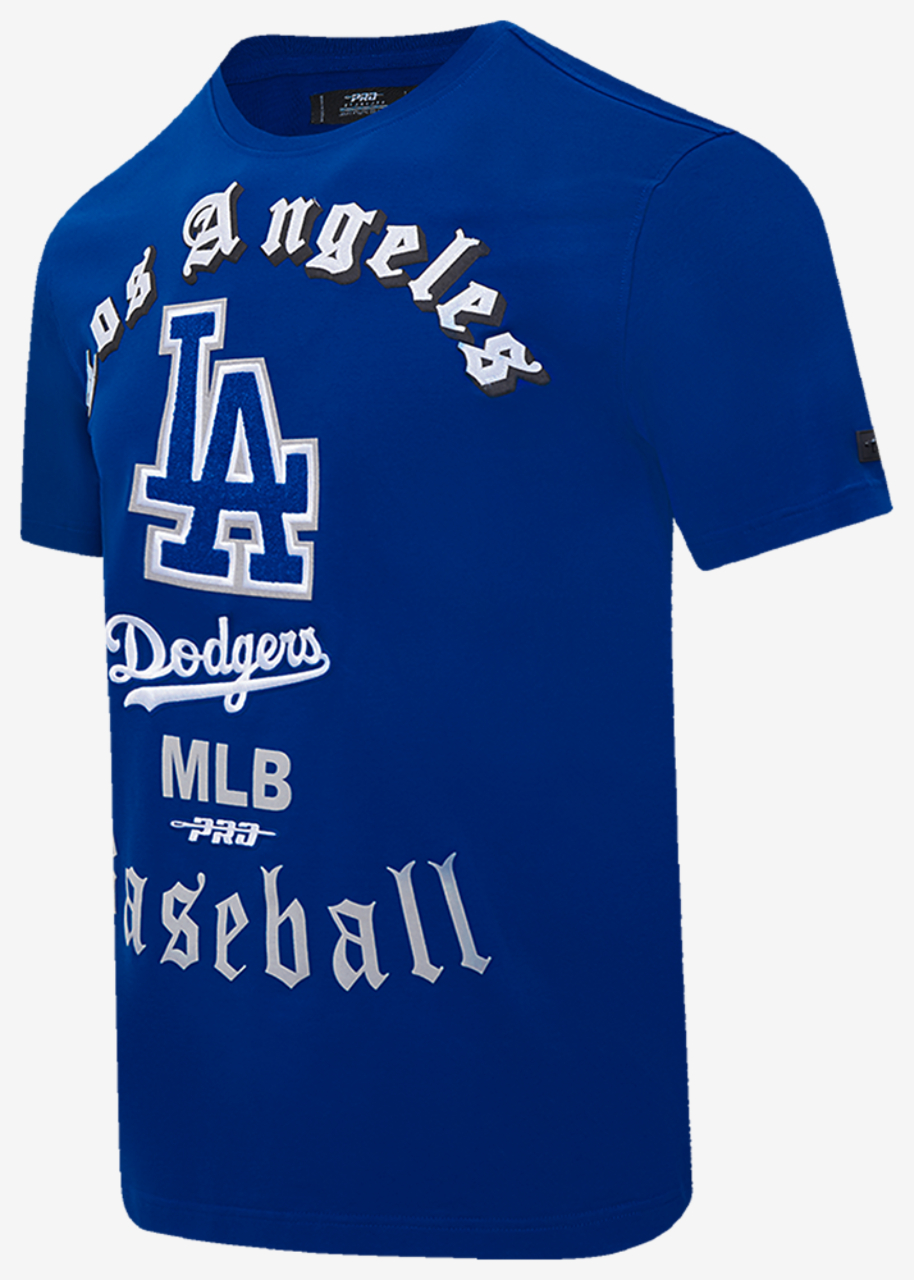 Pro Standard DODGERS OLD ENGLISH SJ TEE Image 3 of 6. Tap to open photo gallery.