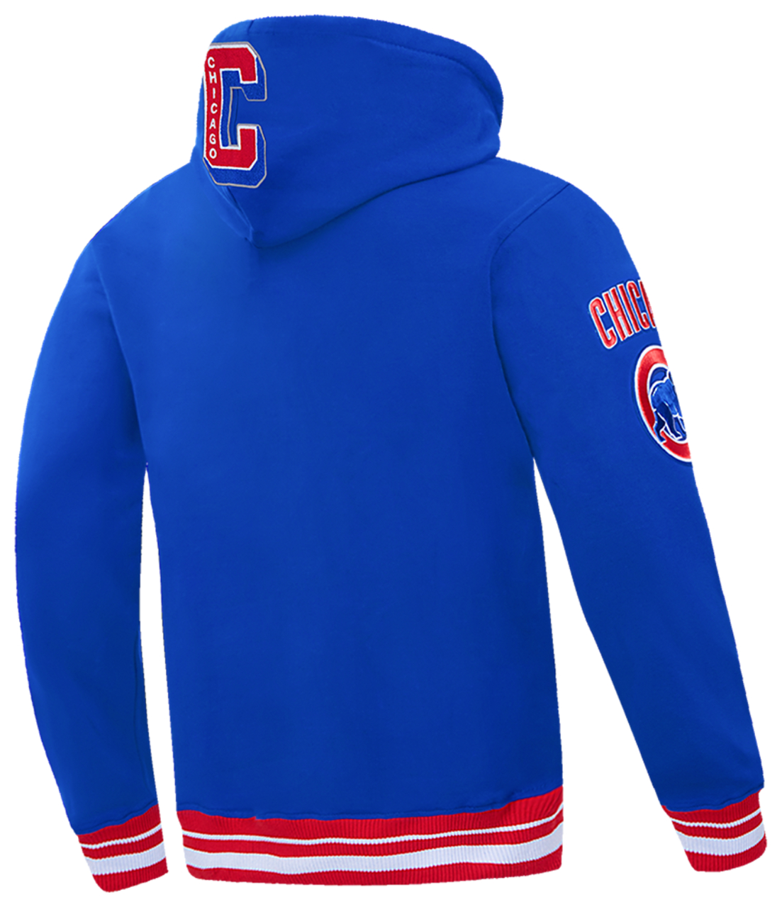 Pro Standard CUBS MASH UP RIB FLC PO HOODIE Image 4 of 8. Tap to open photo gallery.