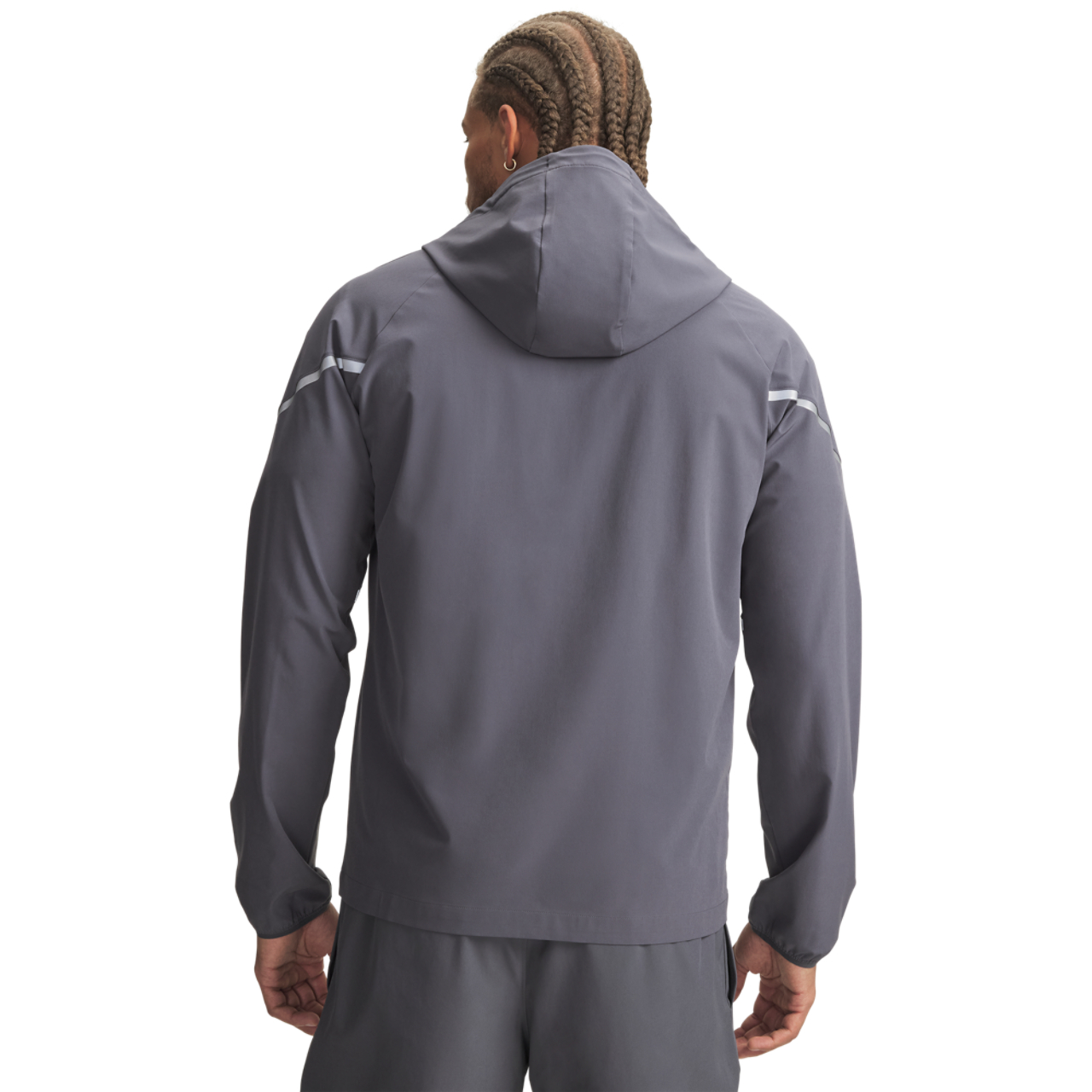 Under Armour Vibe Woven Reflective Jacket Image 2 of 3. Tap to open photo gallery.