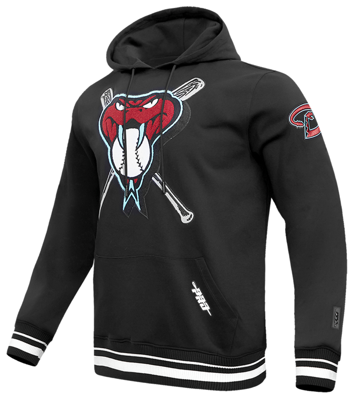 Pro Standard DIAMONDBACKS MASH UP M RIB FLC PO HOODIE Image 3 of 8. Tap to open photo gallery.