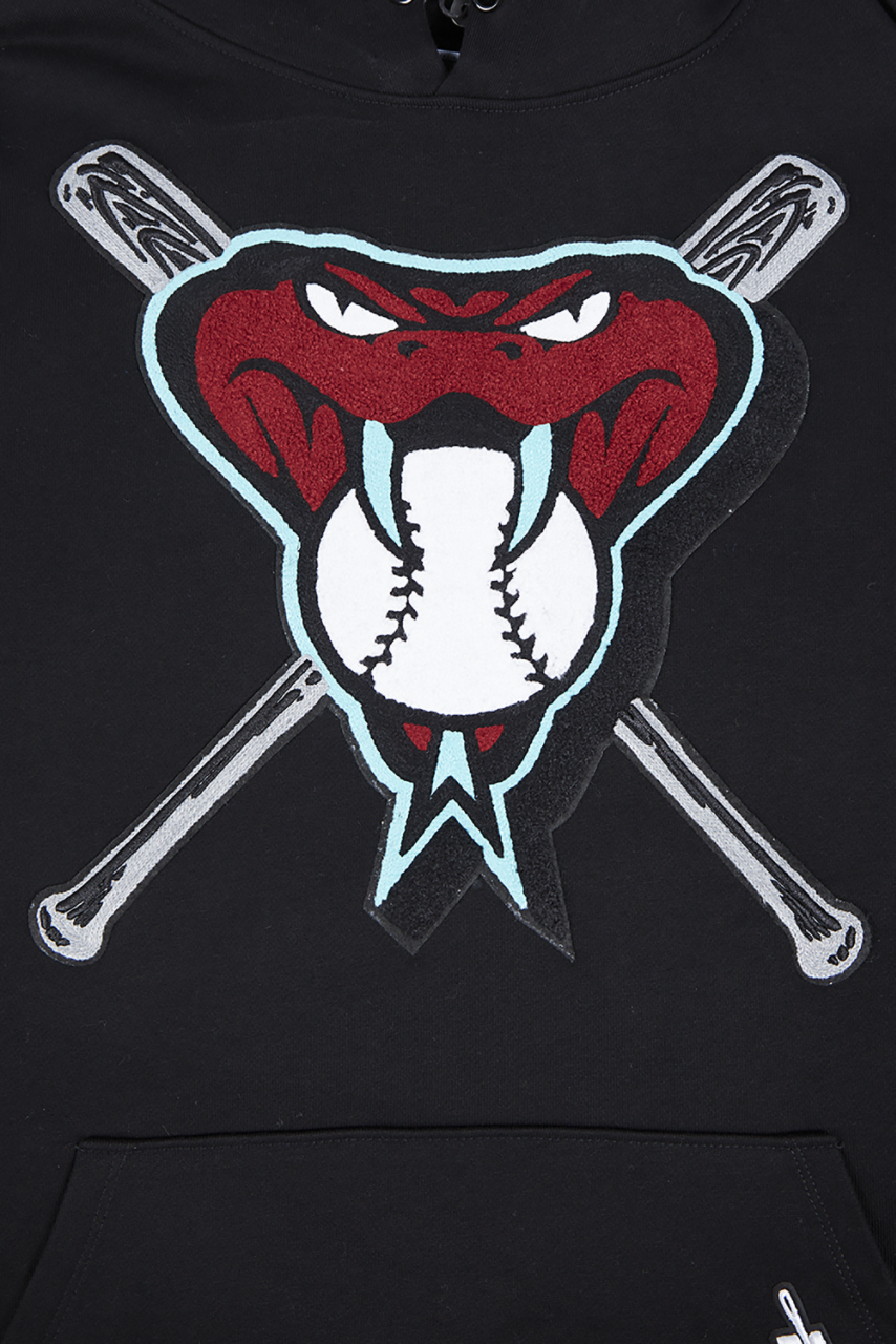 Pro Standard DIAMONDBACKS MASH UP M RIB FLC PO HOODIE Image 5 of 8. Tap to open photo gallery.