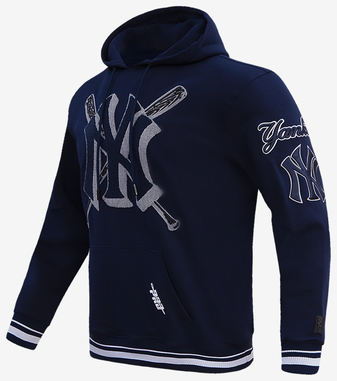 Pro Standard YANKEES MASH UP RIB FLC PO HOODIE Image 3 of 8. Tap to open photo gallery.