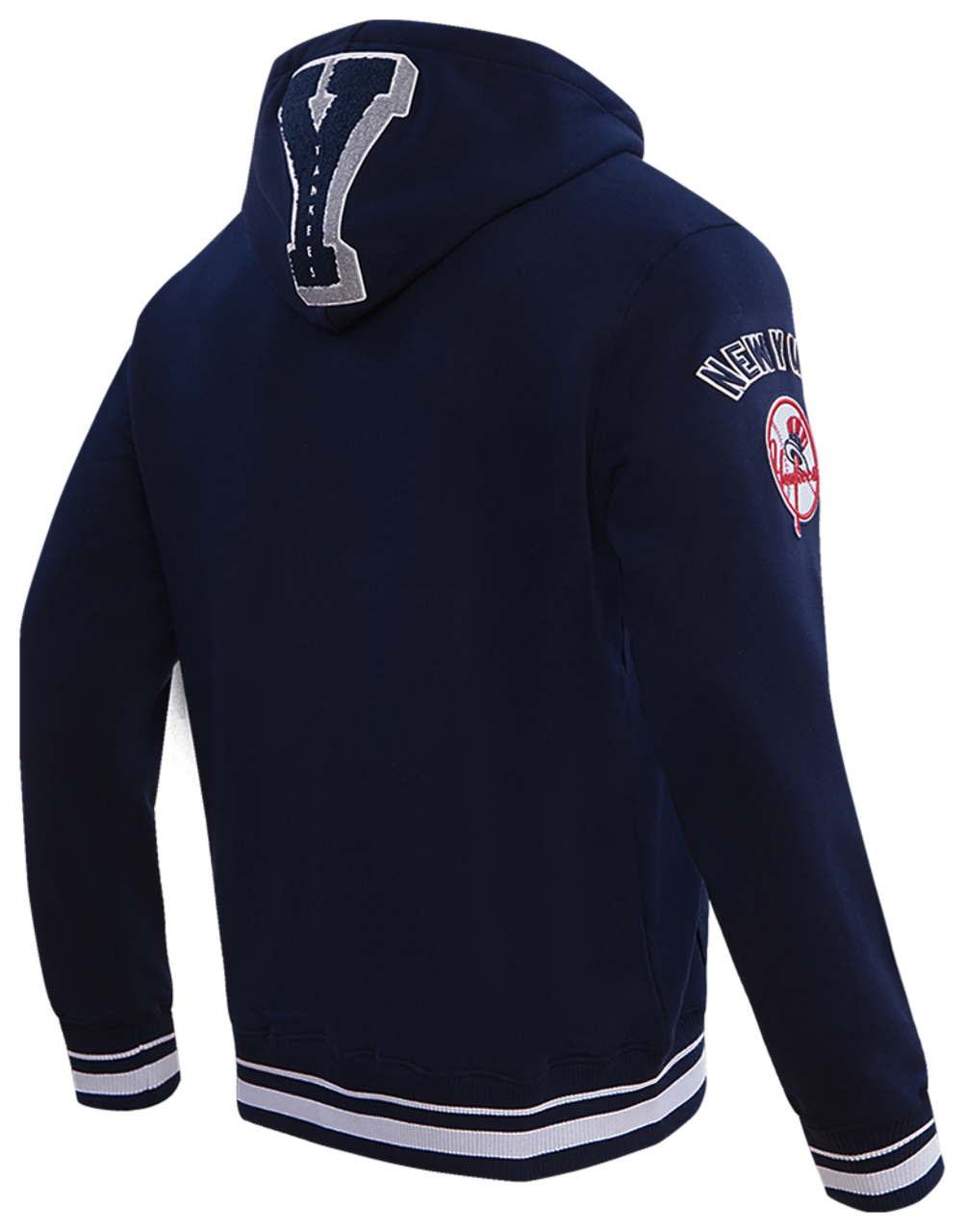 Pro Standard YANKEES MASH UP RIB FLC PO HOODIE Image 4 of 8. Tap to open photo gallery.